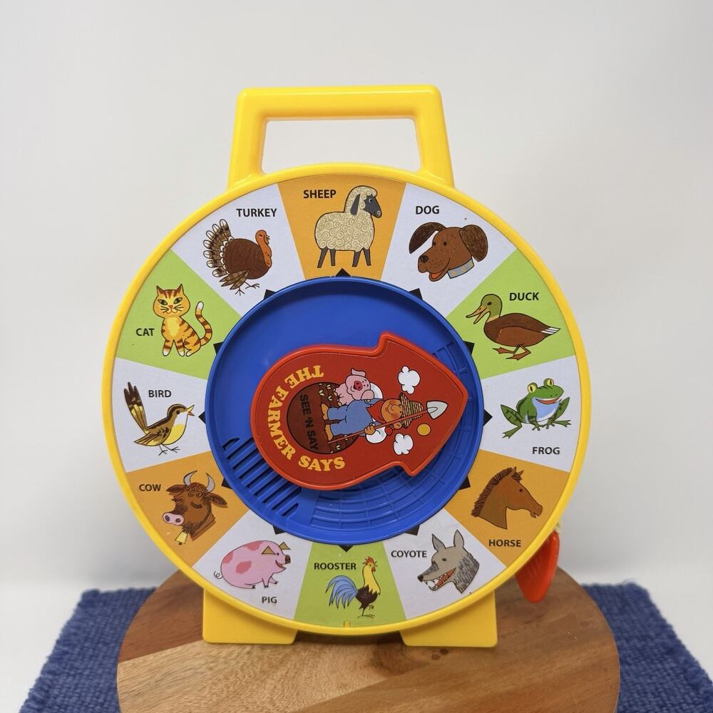 Fisher-Price See N Say Farmer Says Animal Toy Kids Educational Learning WORKS